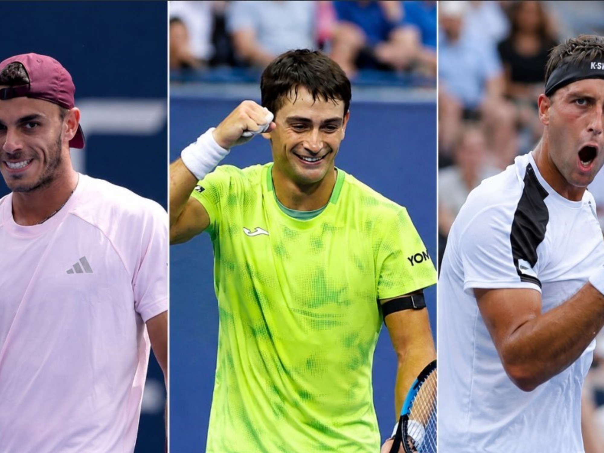Tres argentinos en tercera ronda del US Open por primera vez en ocho años
