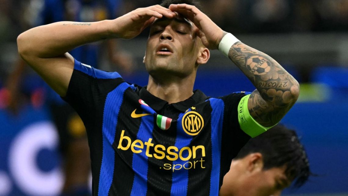 Lautaro Martínez se lesionó y se pierde al menos tres semanas de competencia