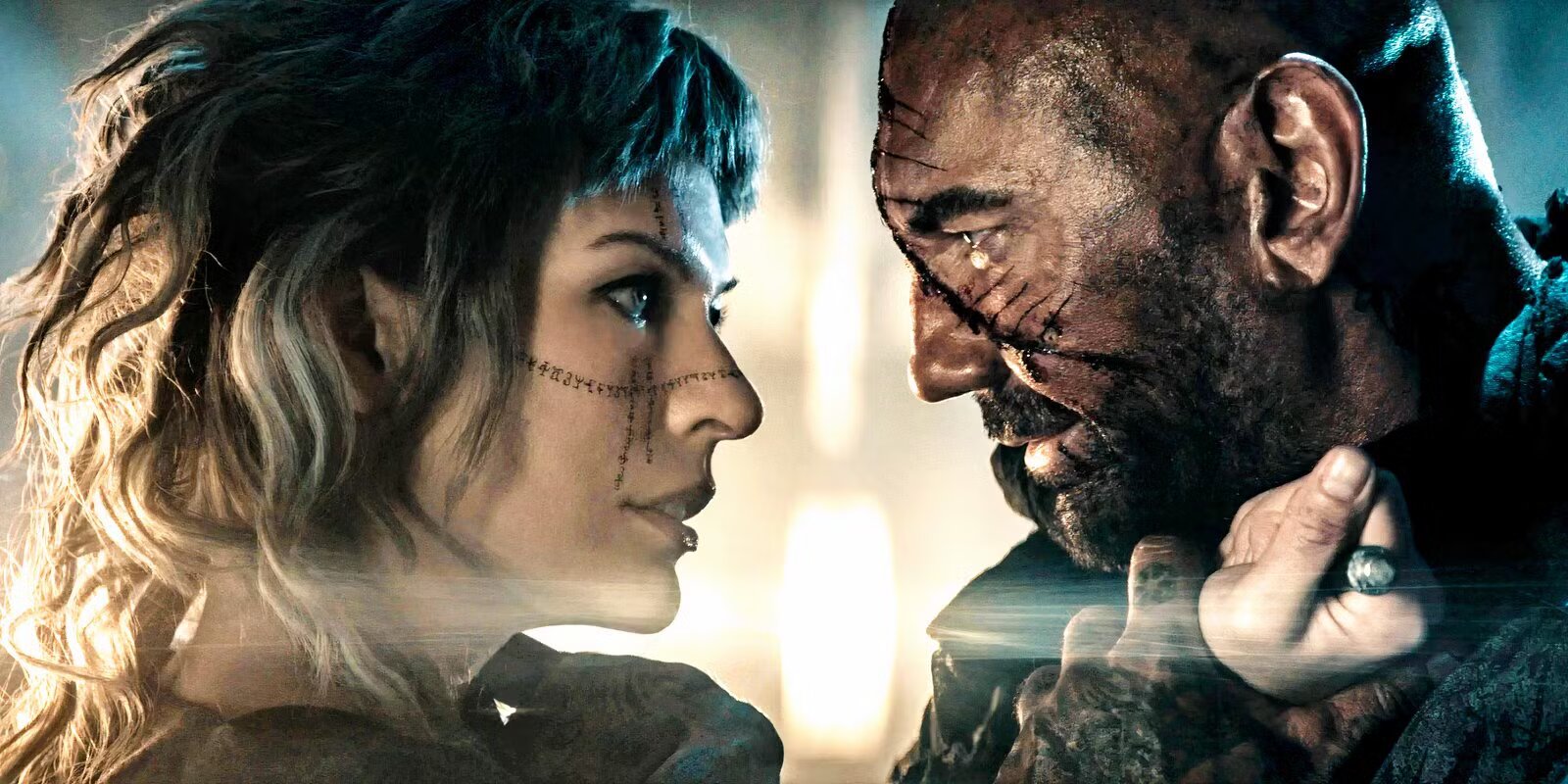 La nueva y distópica adaptación de George R.R. Martin, protagonizada por Dave Bautista y Milla Jovovich, estrena póster 