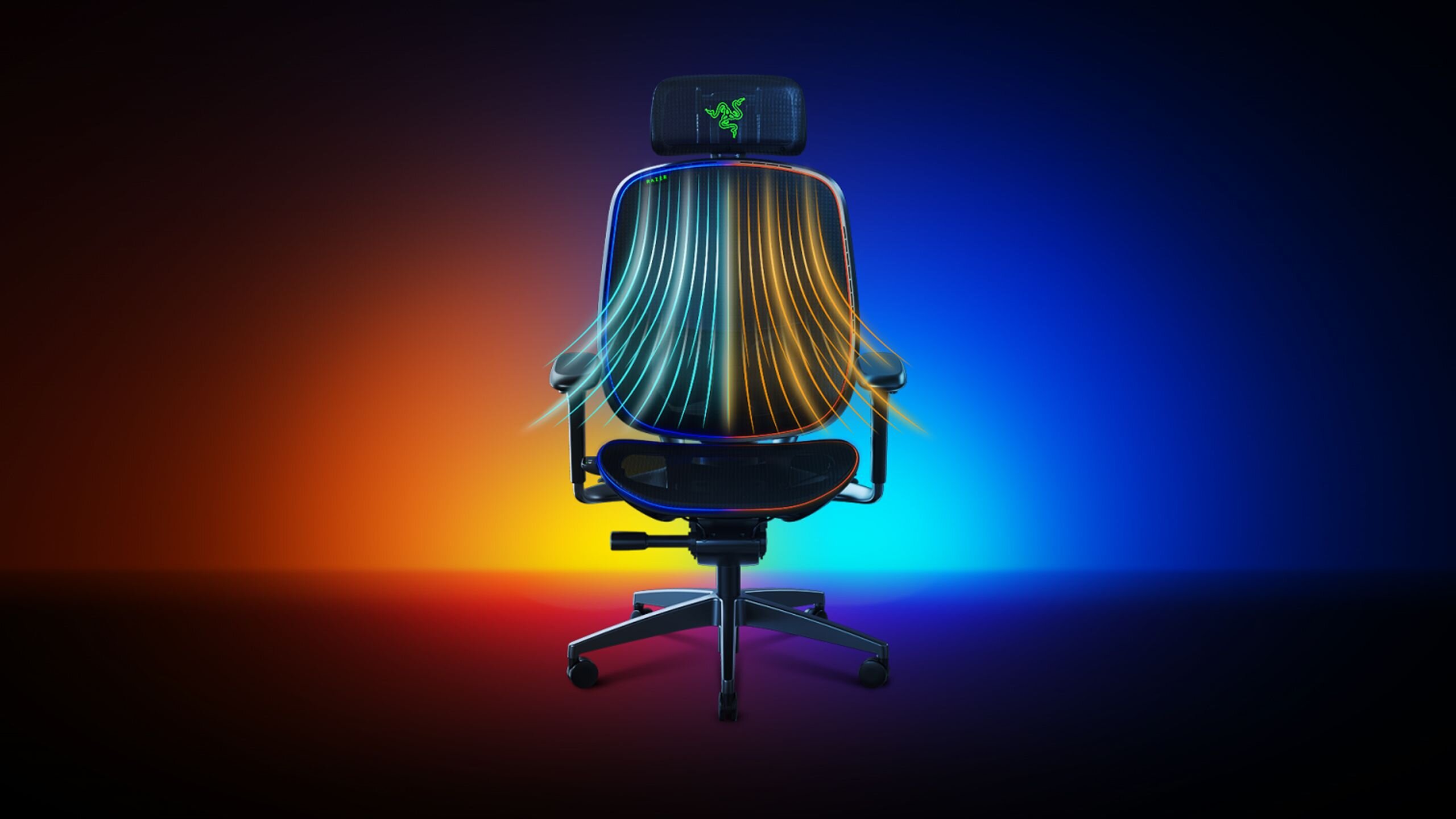 Razer sorprende en el CES 2025 con una silla gaming calefaccionada y refrigerada